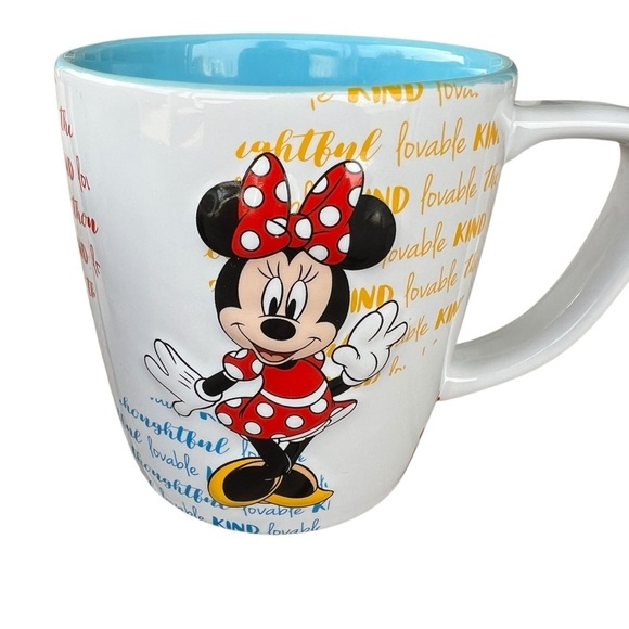 Disney Parks Minnie & Mickey Positive Attributes 3D Mug Set His Hers Black White - Picture 5 of 11